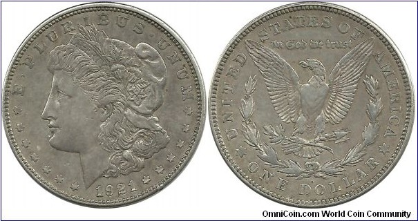 USA 1 Dollar 1921D