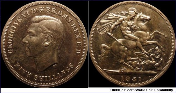 Great Britain Crown 1951 - Proof-Like