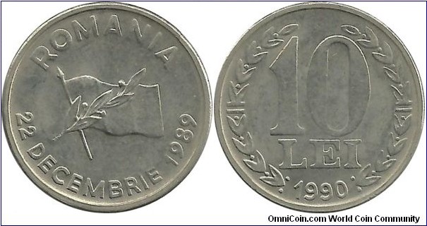 Romania 10 Lei 1990