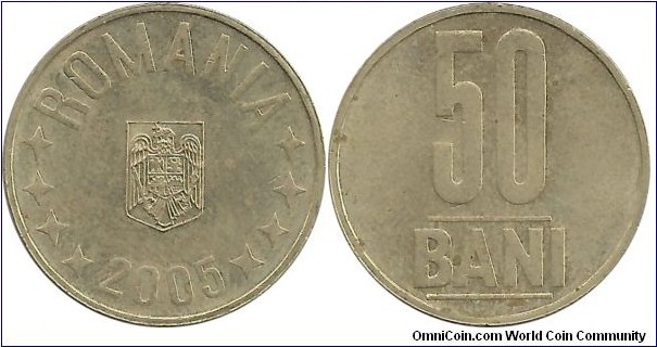 Romania 50 Bani 2005