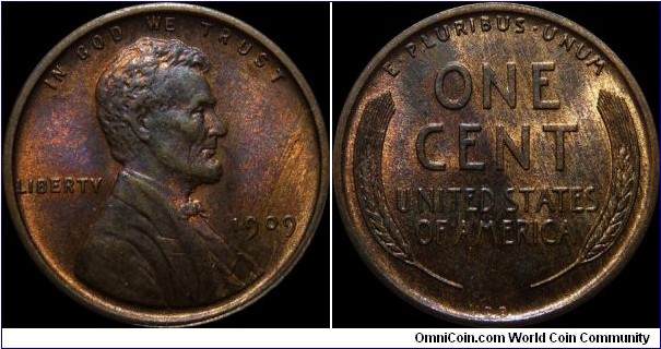 USA 1 Cent 1909 VDB - Woody
