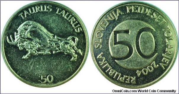 Slovenia50Tolarjev-StylizedBull-km52-2004