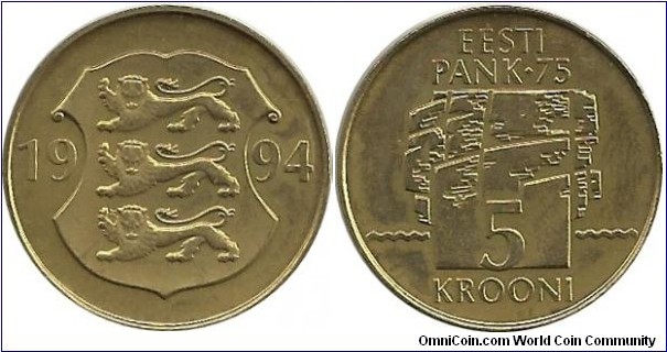 Eesti 5 Krooni 1994