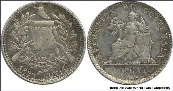 Guatemala 1 Real 1899