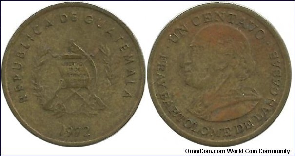 Guatemala 1 Centavo 1972