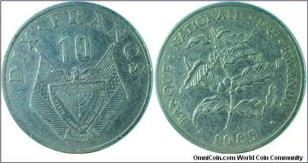 Rwanda10Francs-km14.2-1985