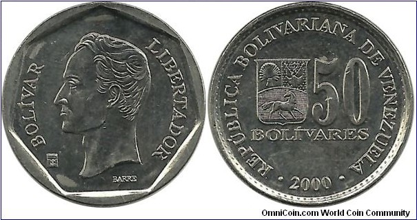 VenezuelaBR 50 Bolivares 2000