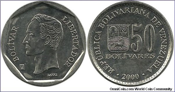 VenezuelaBR 50 Bolivares 2000