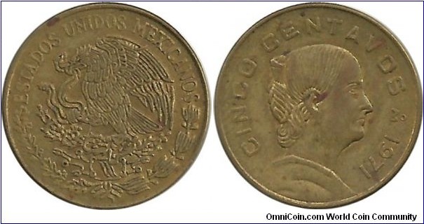 Mexico 5 Centavos 1971