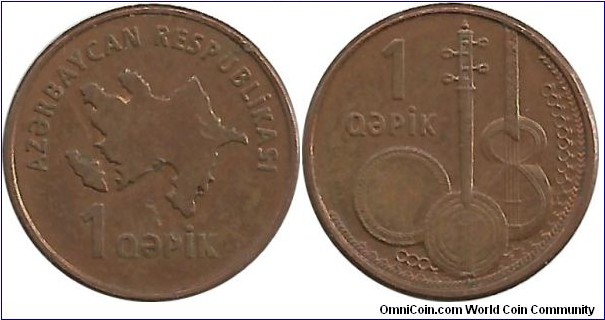 Azerbaijan 1 Qapik ND(2006)