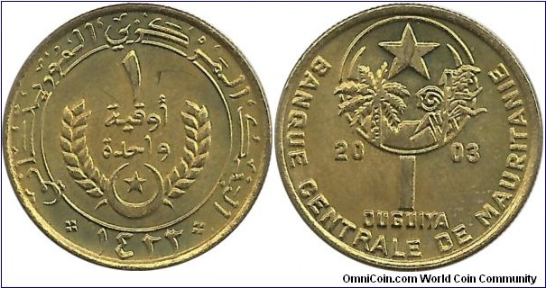 Mauritania 1 Ougia 1423-2003