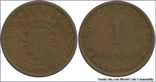 Portuguese Guinea 1 Escudo 1946