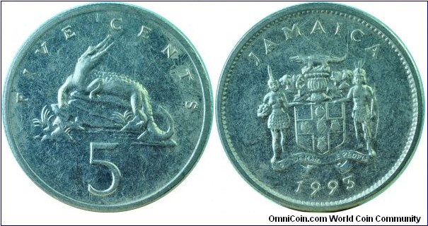 Jamaica5Cents-km46a-1993