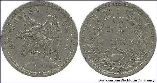 Chile 1 Peso 1933