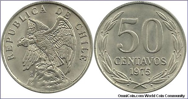 Chile 50 Centavos 1975