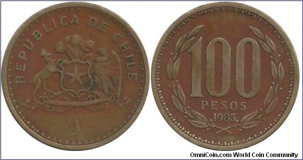 Chile 100 Pesos 1985