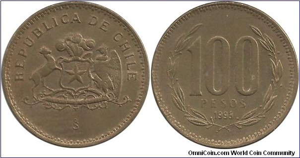 Chile 100 Pesos 1993