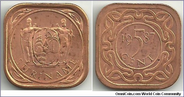 Surinam 5 Cent 1987