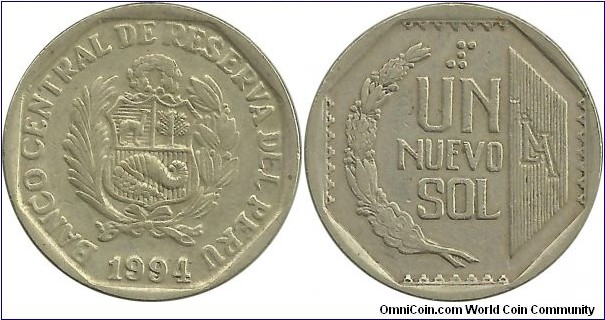 Peru 1 Nuevo Sol 1994