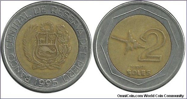 Peru 2 Nuevos Soles 1995