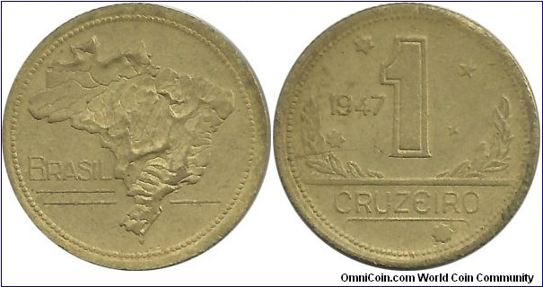 Brasil 1 Cruzeiro 1947