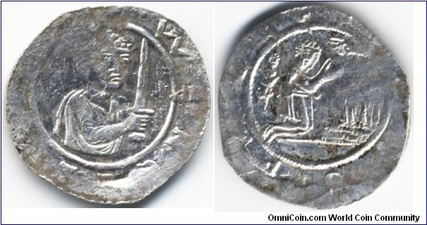 Bohemia
Svatopluk 
(1095 - 1107)
silver Denar