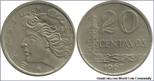 Brasil 20 Centavos 1967