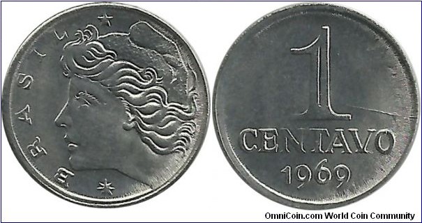 Brasil 1 Centavo 1969