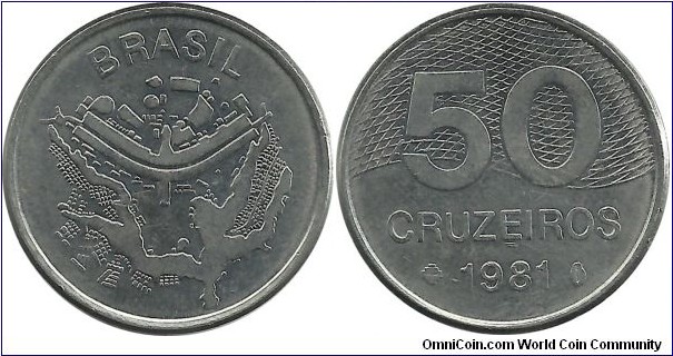 Brasil 50 Cruzeiros 1981