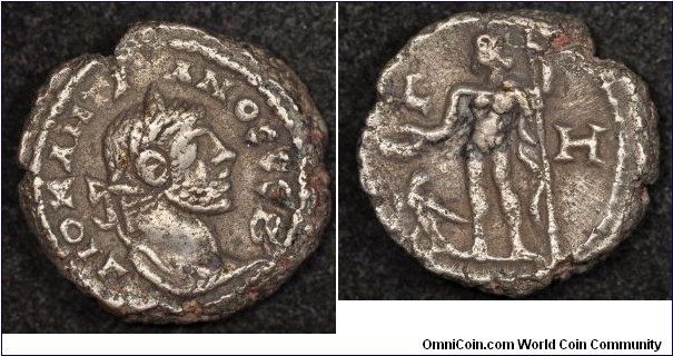 Alexendria Egypt Diocletian billon Tedradrachm. 284-305 AD 