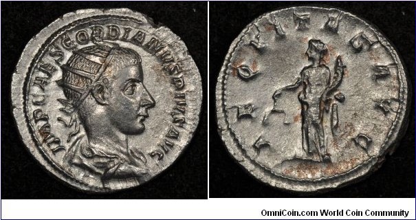 Gordian III Antonianus 238-244 AD, 22mm.