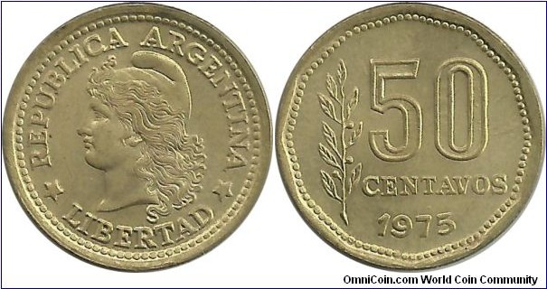 Argentina 50 Centavos 1975