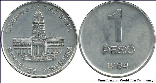 Argentina 1 Peso 1984