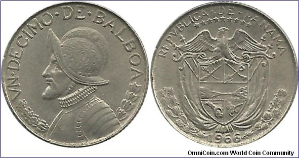 Panama 1 Decimo 1966