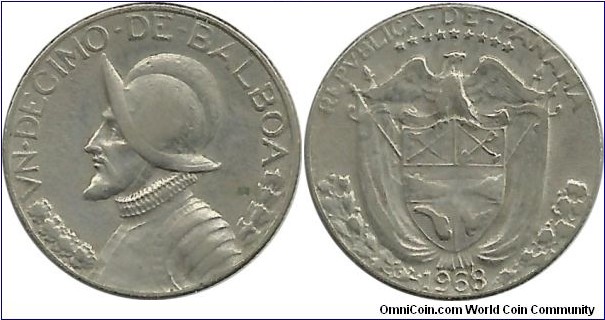 Panama 1 Decimo 1968