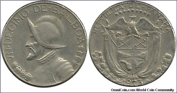 Panama 1 Decimo 1973