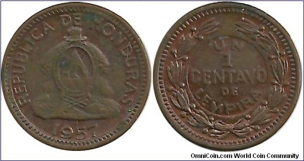 Honduras 1 Centavo 1957
