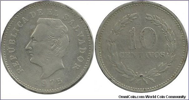 ElSalvador  10 Centavos 1975