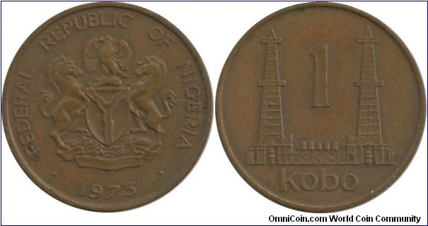 Nigeria 1 Kobo 1973