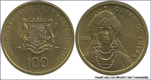 Somali 100 Shillings 2002