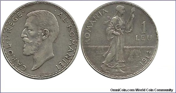 Romania 1 Leu 1914