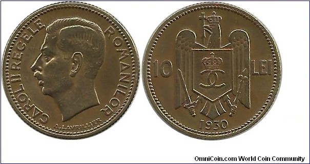 Romania 10 Lei 1930