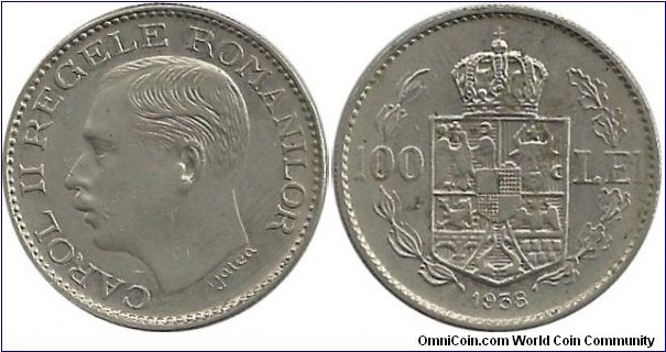 Romania 100 Lei 1938