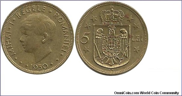 Romania 5 Lei 1930KN