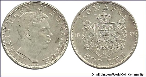 Romania 200 Lei 1942