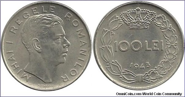 Romania 100 Lei 1943