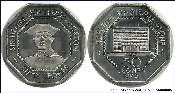 SierraLeone 50 Leones 1996