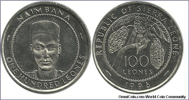 SierraLeone 100 Leones 1996