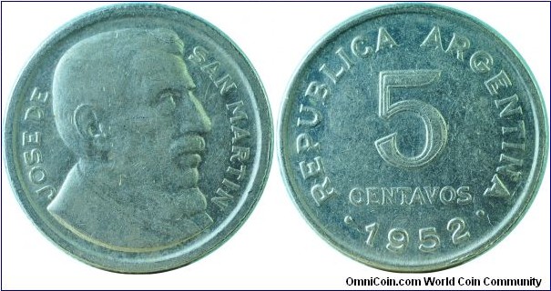 Argentina5Centavos-km46-1952