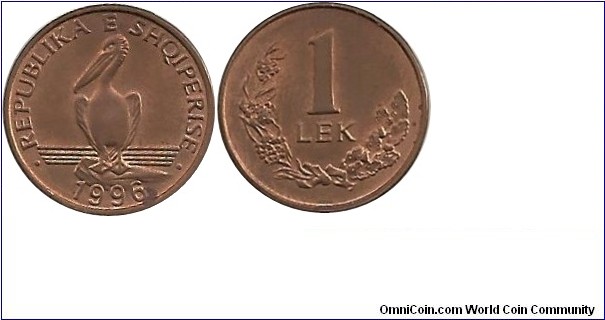 Albania 1 Lek 1996